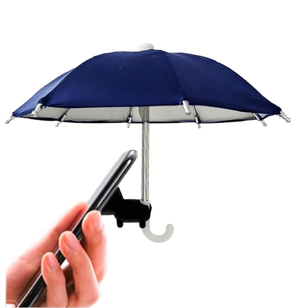 Dark Blue Phone Umbrella Holder by Fantasybears